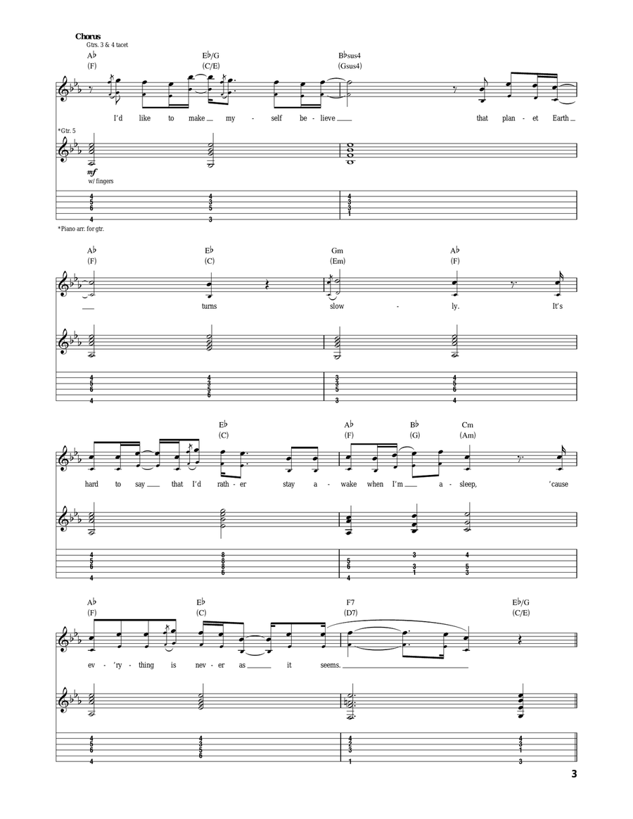Fireflies Fireflies Acoustic Guitar scores gallery preview page 3