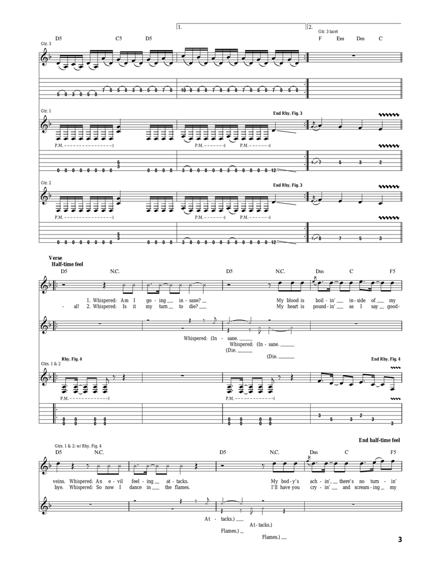 Your Betrayal Your Betrayal Acoustic Guitar scores gallery preview page 3