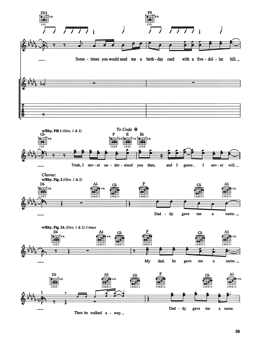 Father Of Mine Father Of Mine Acoustic Guitar scores gallery preview page 4
