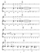 Clean Up Time Piano, Vocal, Guitar scores gallery preview page 3