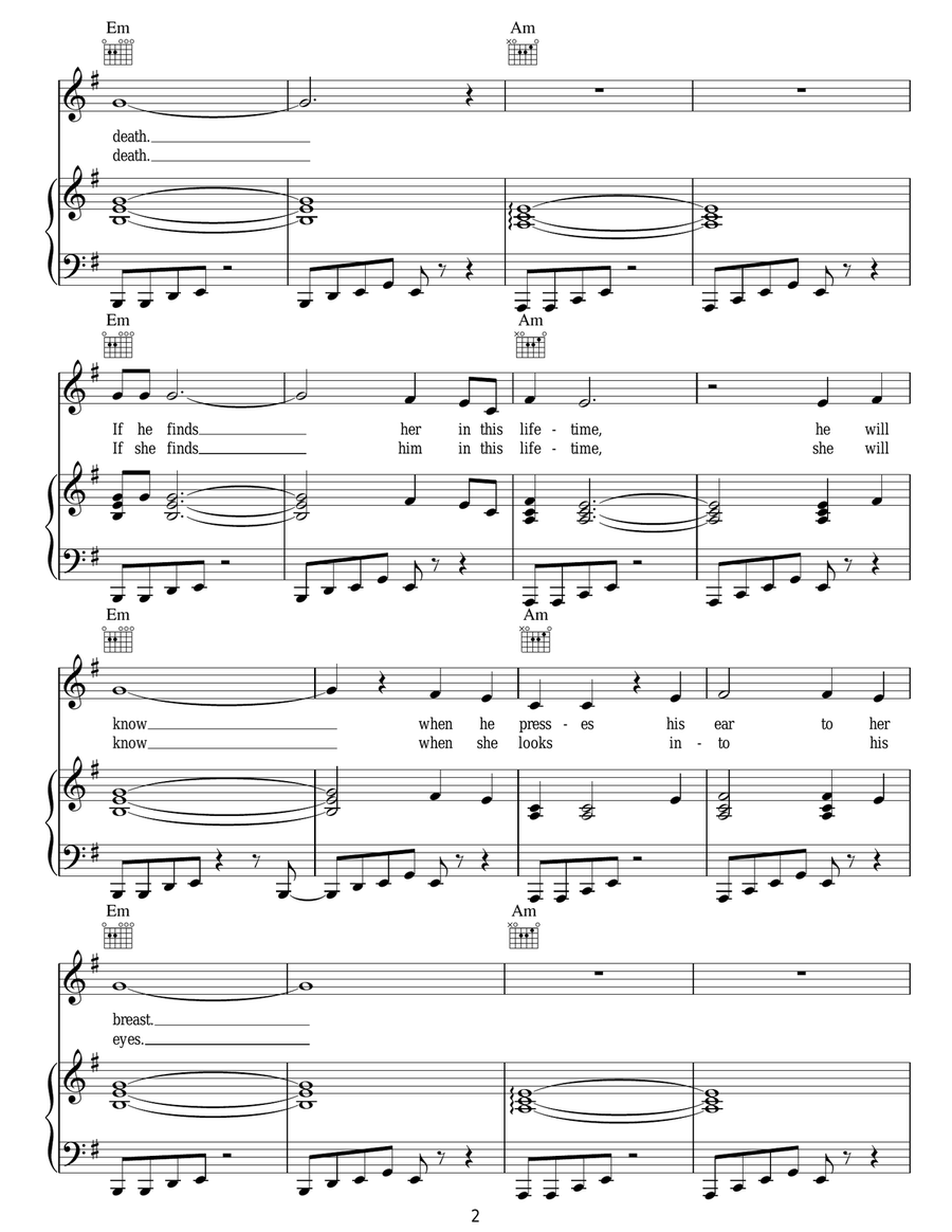 Every Man Has A Woman Who Loves Him Acoustic Guitar scores gallery preview page 2