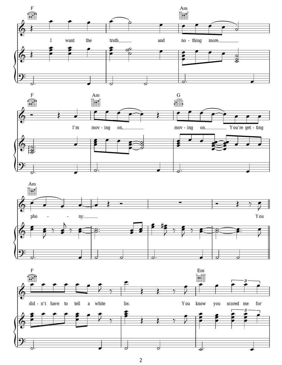 I'm Moving On I'm Moving On Acoustic Guitar scores gallery preview page 2