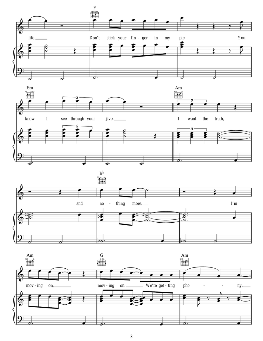 I'm Moving On I'm Moving On Acoustic Guitar scores gallery preview page 3