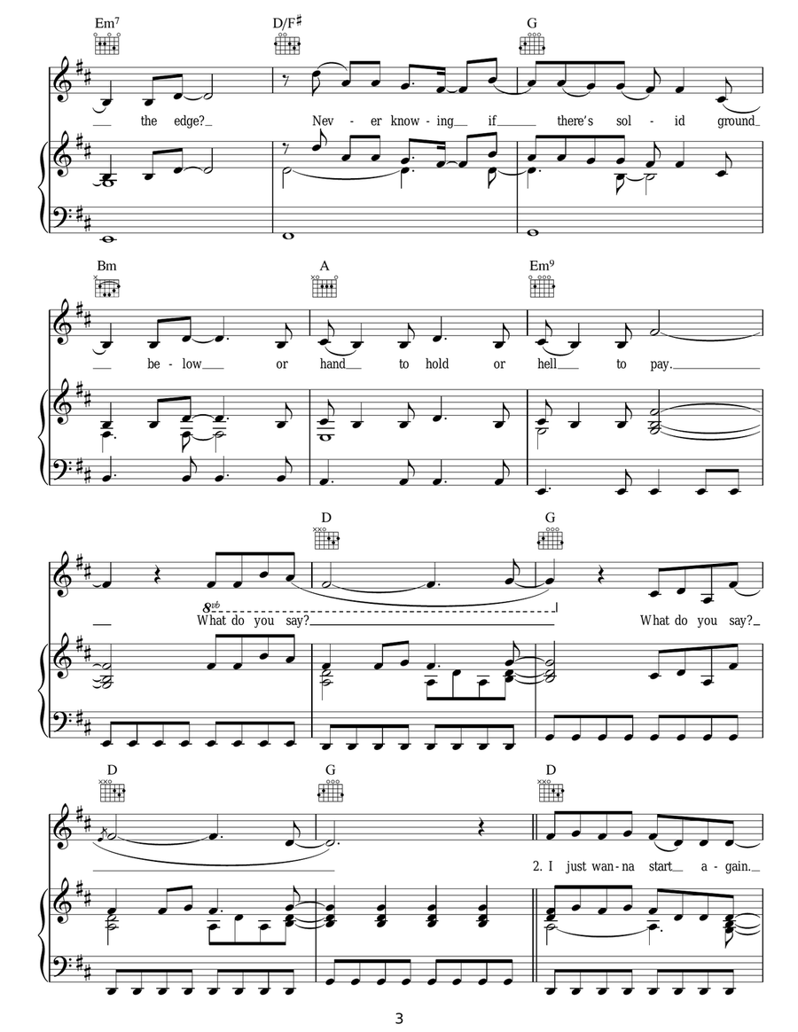 Taking Chances Taking Chances Acoustic Guitar scores gallery preview page 3