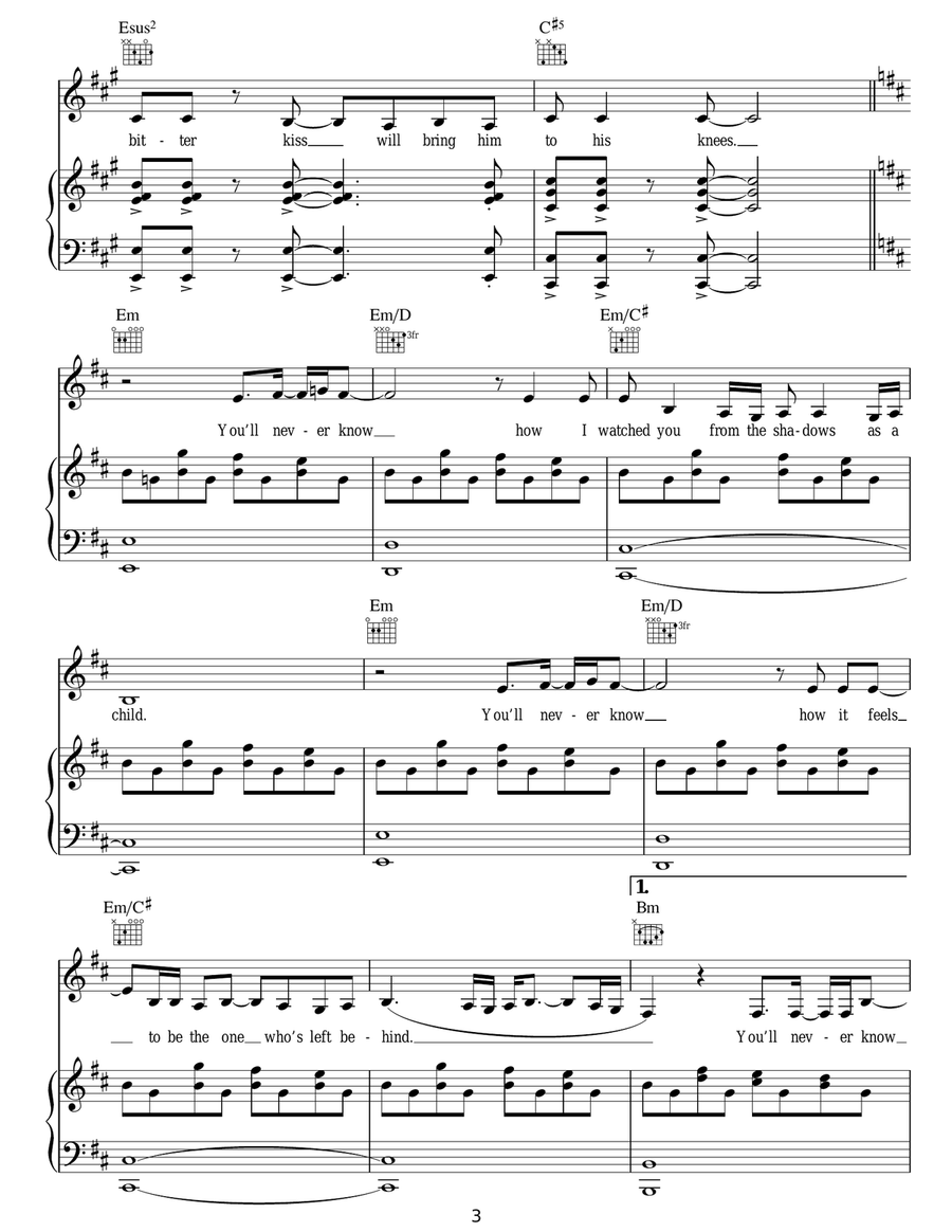 GoldenEye Acoustic Guitar scores gallery preview page 3