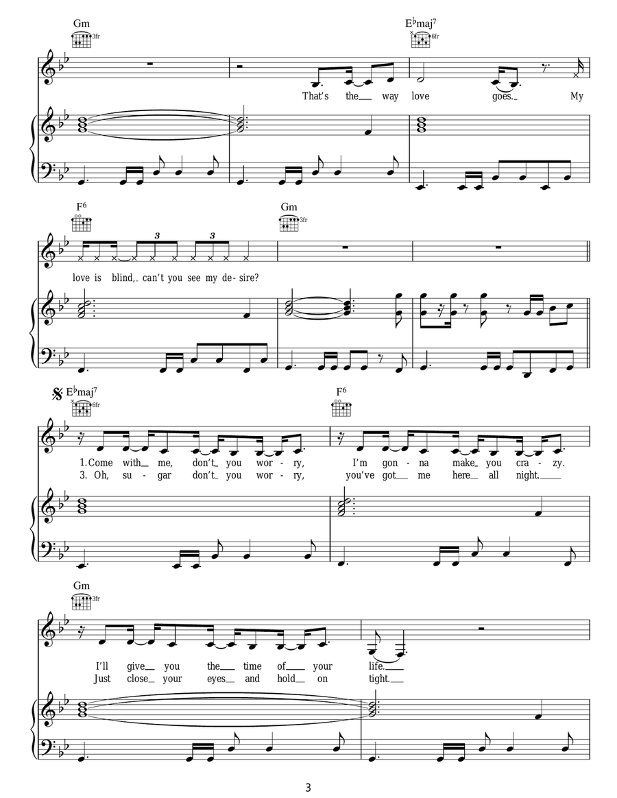 That's The Way Love Goes That's The Way Love Goes Acoustic Guitar scores gallery preview page 3