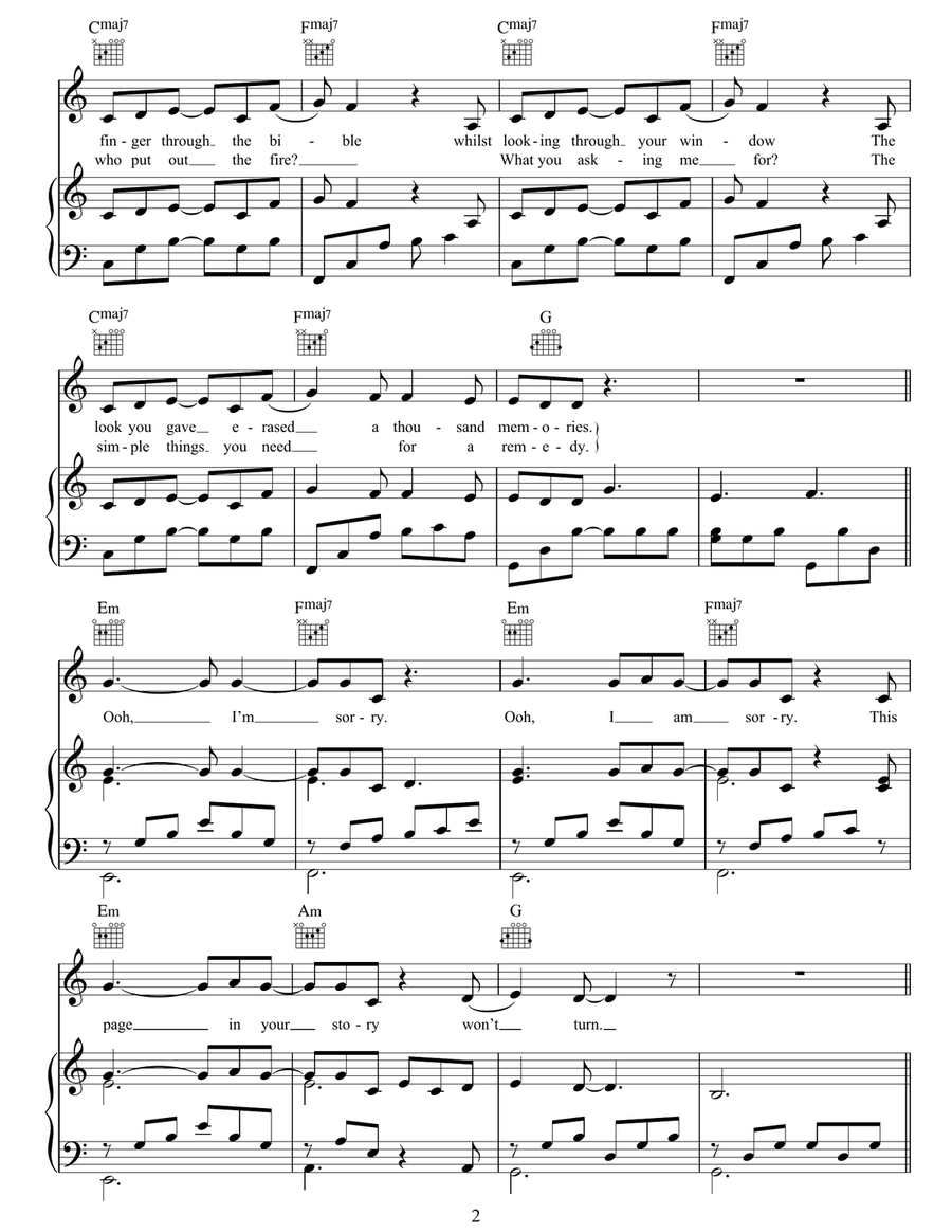 Is There Nothing We Could Do? Acoustic Guitar scores gallery preview page 2
