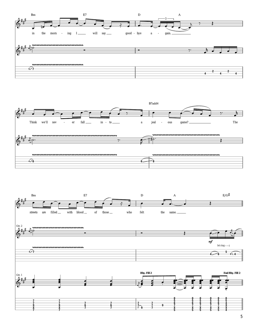 Friends, Lovers Or Nothing Acoustic Guitar scores gallery preview page 5