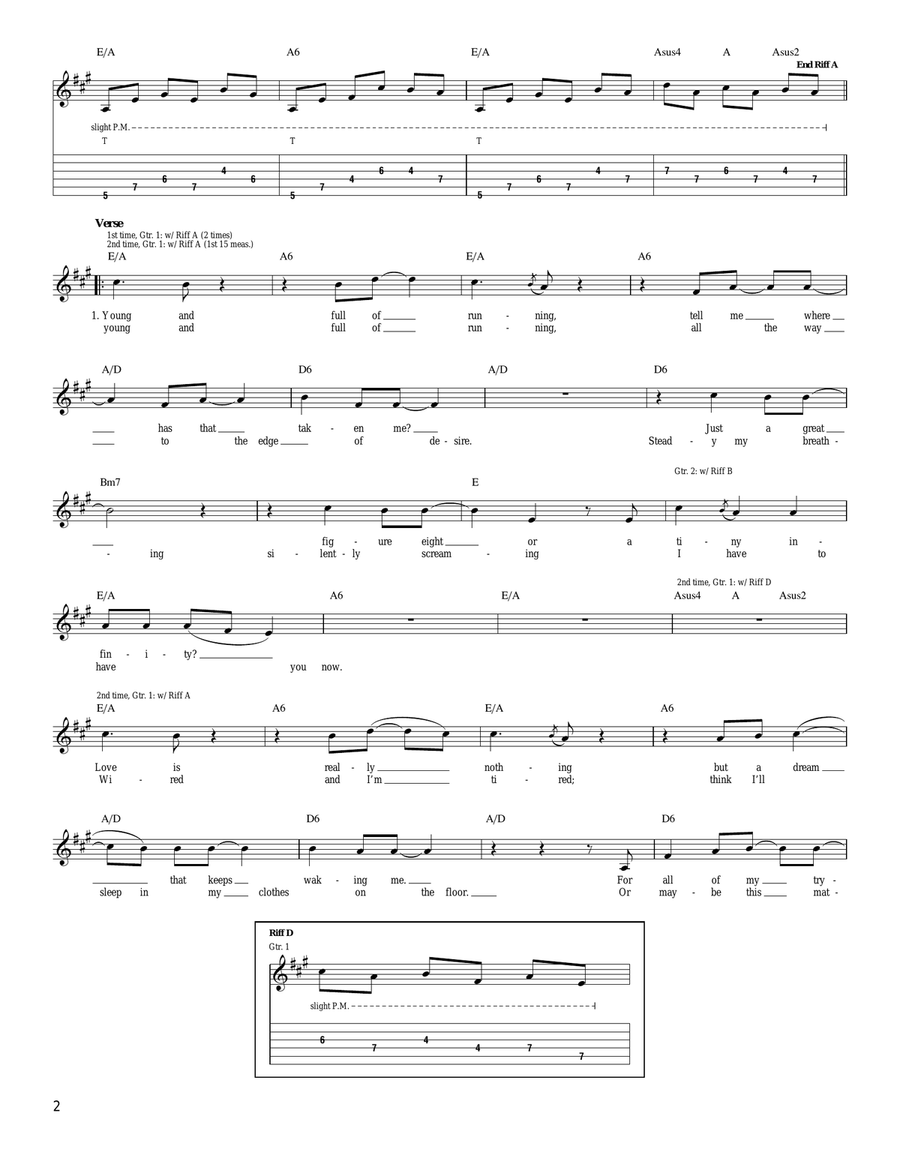 Edge Of Desire Edge Of Desire Acoustic Guitar scores gallery preview page 2