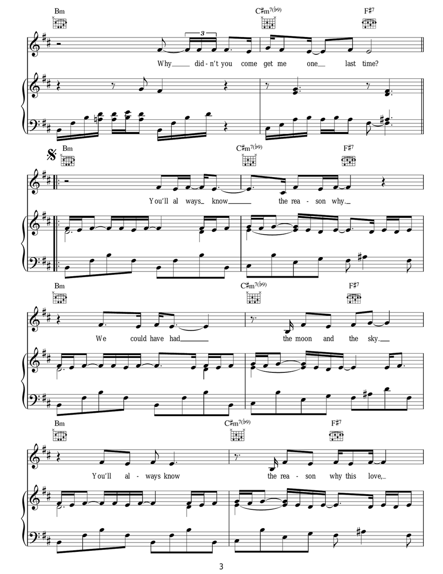 The Moon And The Sky The Moon And The Sky Acoustic Guitar scores gallery preview page 3
