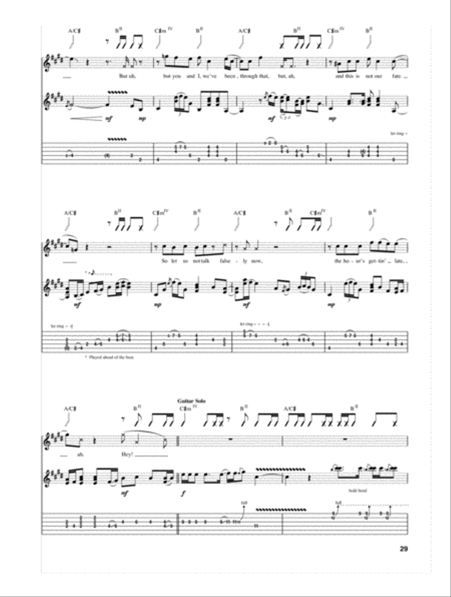 All Along The Watchtower Electric Guitar scores gallery preview page 5