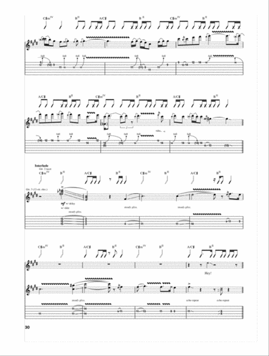 All Along The Watchtower Electric Guitar scores gallery preview page 6