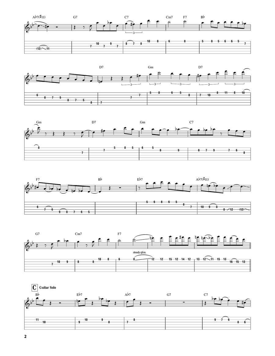 There Is No Greater Love There Is No Greater Love Electric Guitar scores gallery preview page 2
