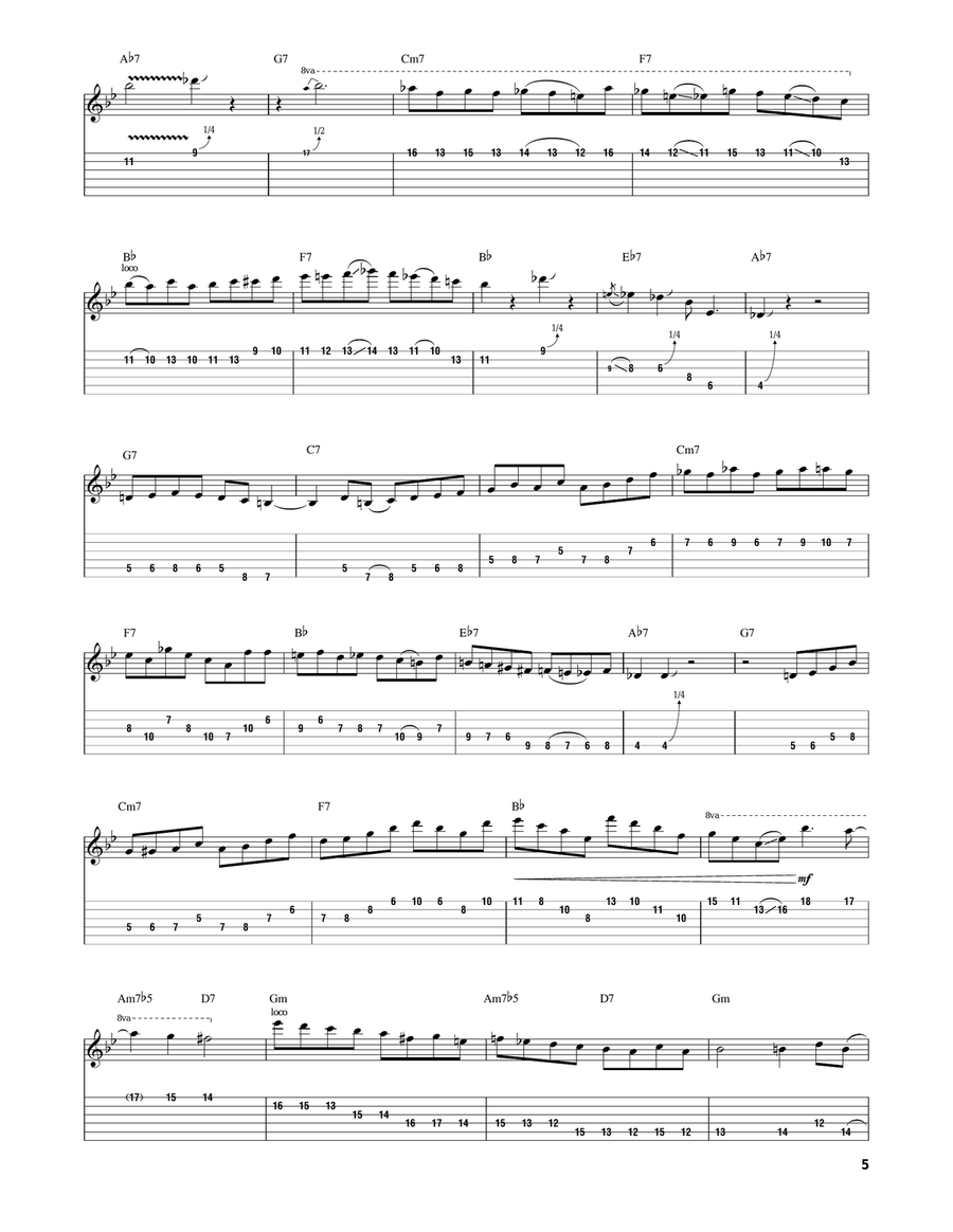 There Is No Greater Love There Is No Greater Love Electric Guitar scores gallery preview page 5