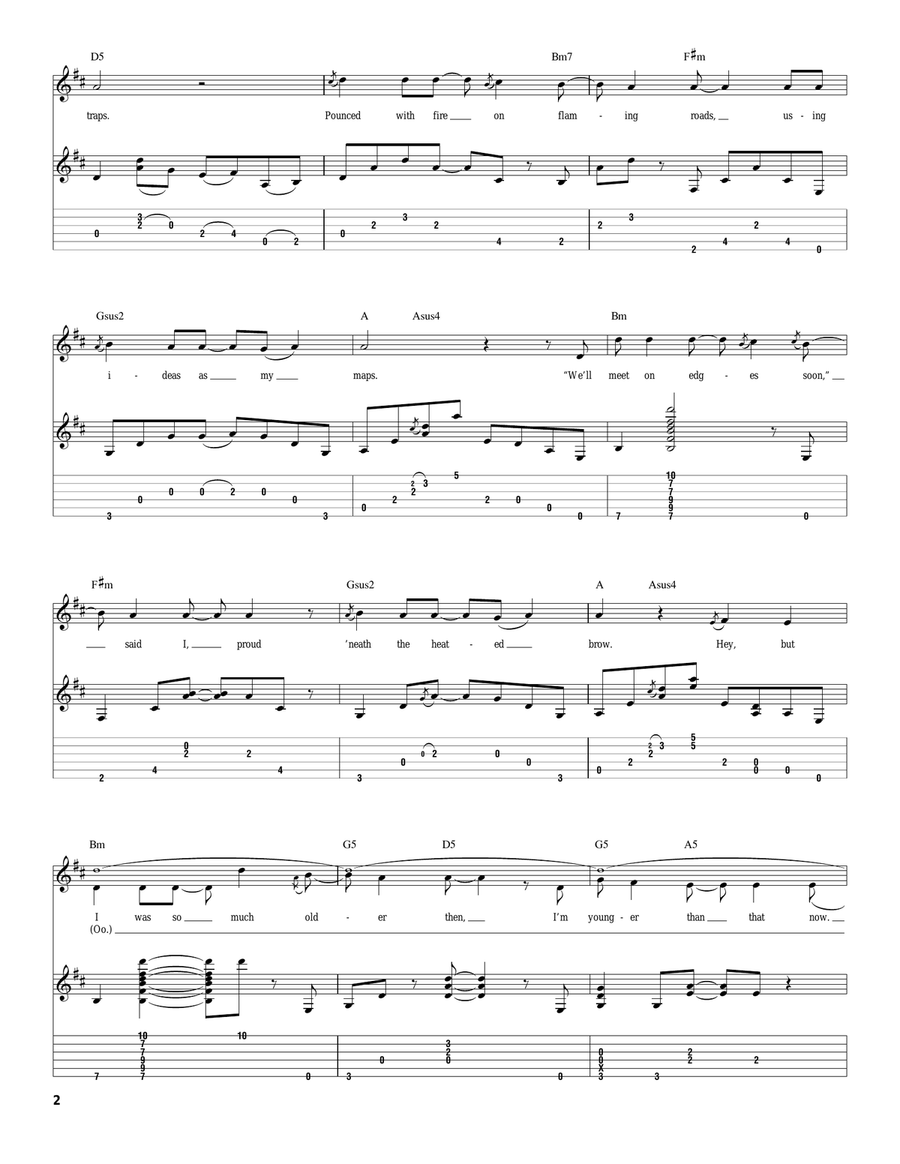 My Back Pages My Back Pages Acoustic Guitar scores gallery preview page 2