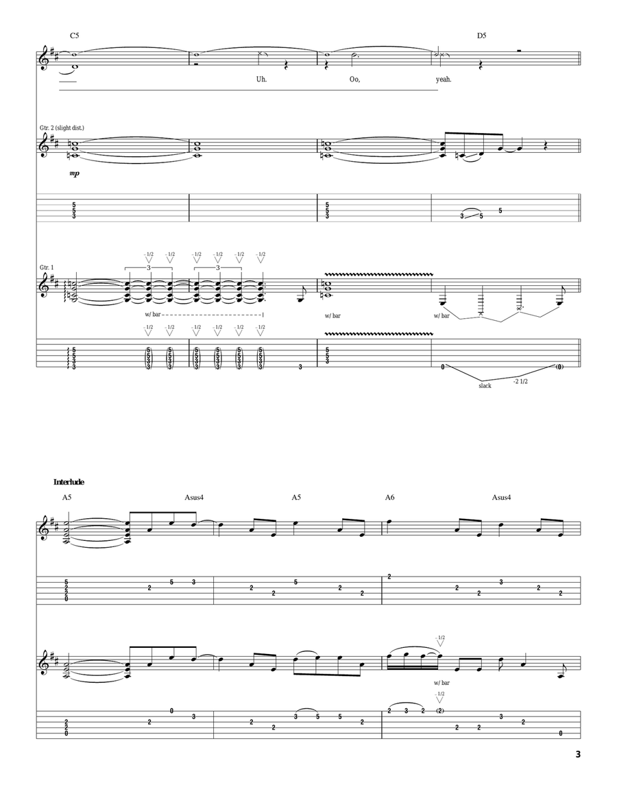 My Back Pages My Back Pages Acoustic Guitar scores gallery preview page 3