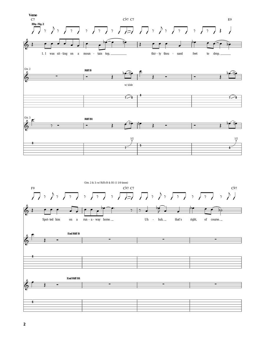 Jim Dandy Jim Dandy Acoustic Guitar scores gallery preview page 2
