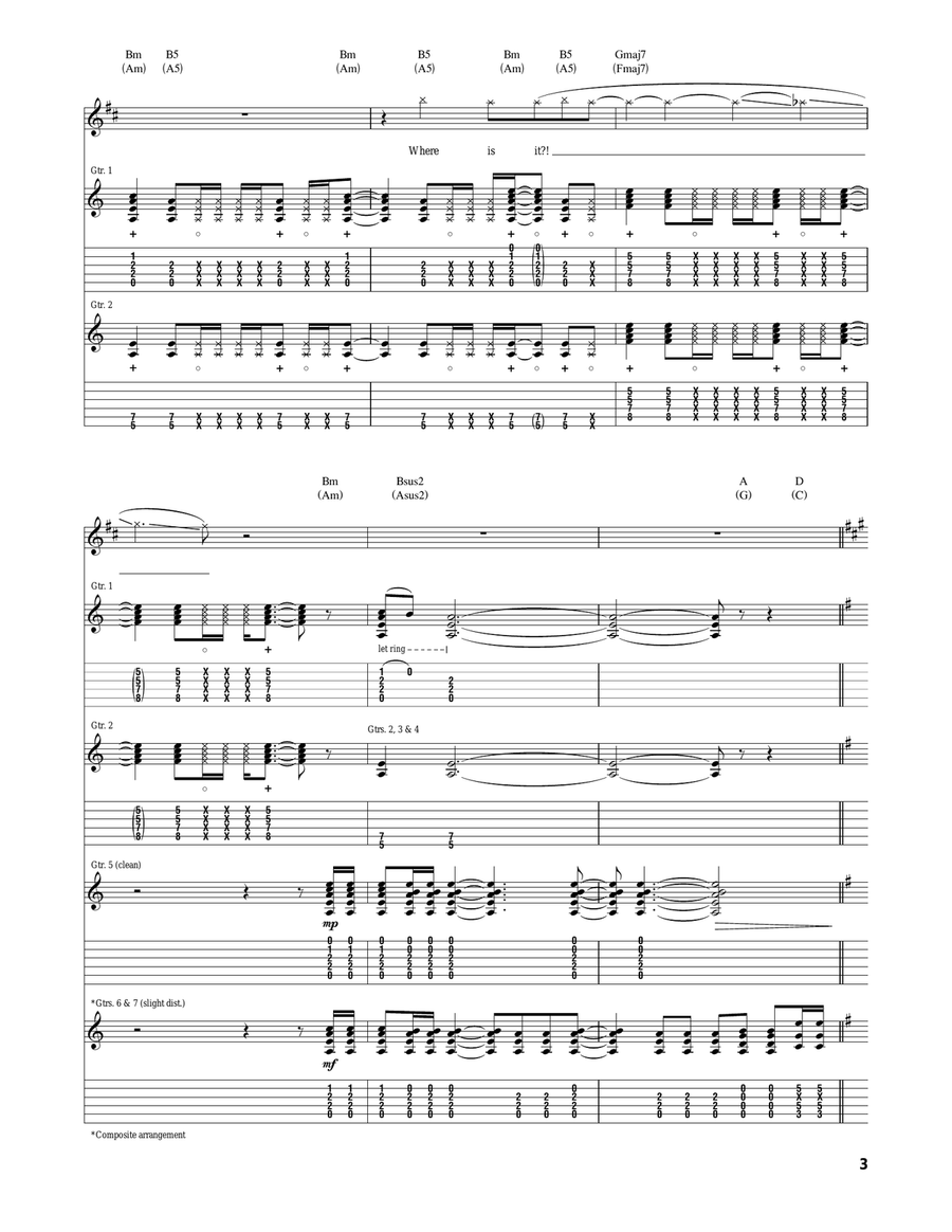 Little Fury Things Little Fury Things Acoustic Guitar scores gallery preview page 3