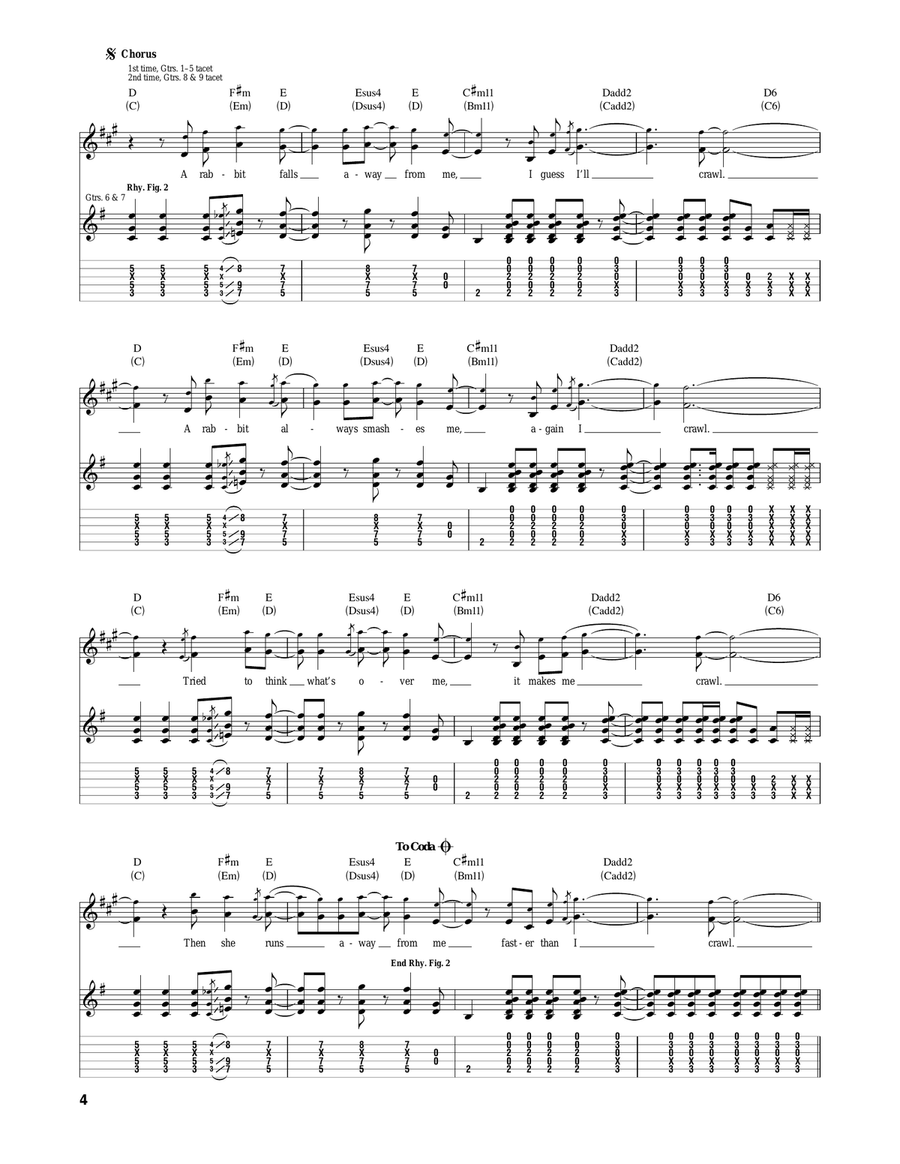 Little Fury Things Little Fury Things Acoustic Guitar scores gallery preview page 4