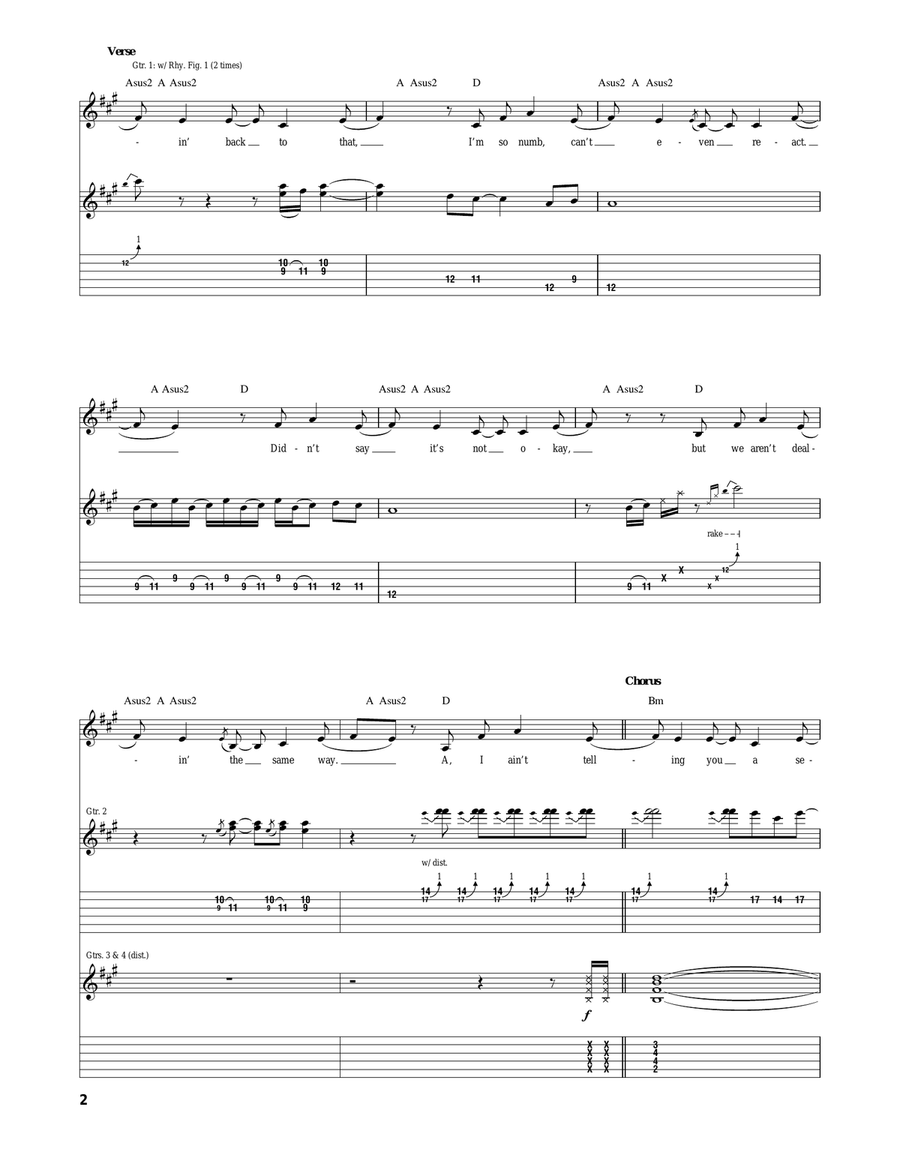 Start Choppin Start Choppin Acoustic Guitar scores gallery preview page 2