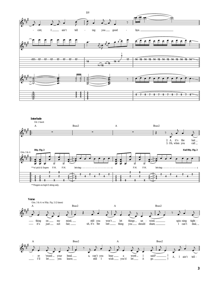 Start Choppin Start Choppin Acoustic Guitar scores gallery preview page 3