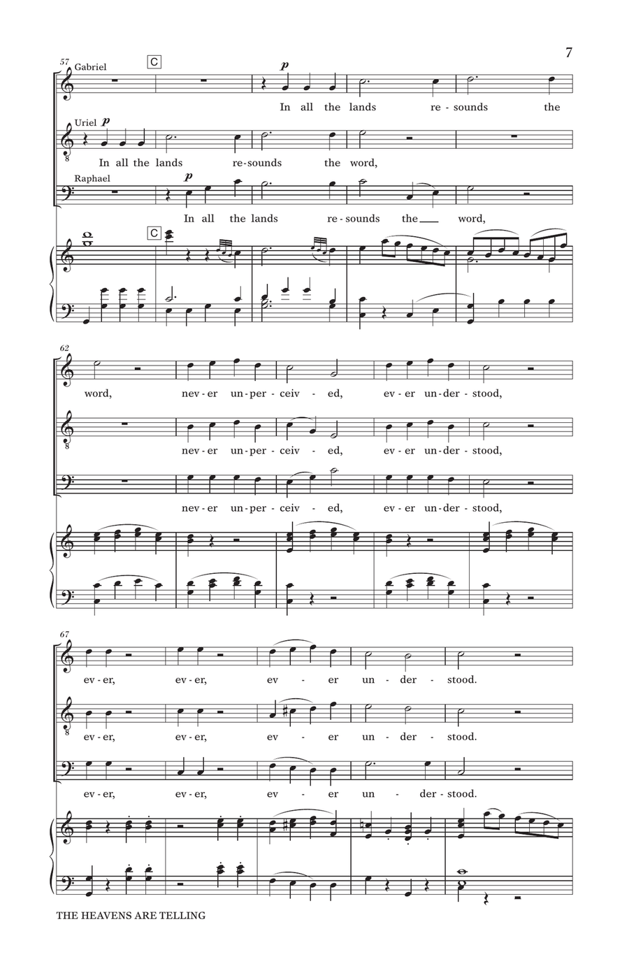 The Heavens Are Telling The Heavens Are Telling 4-Part scores gallery preview page 6