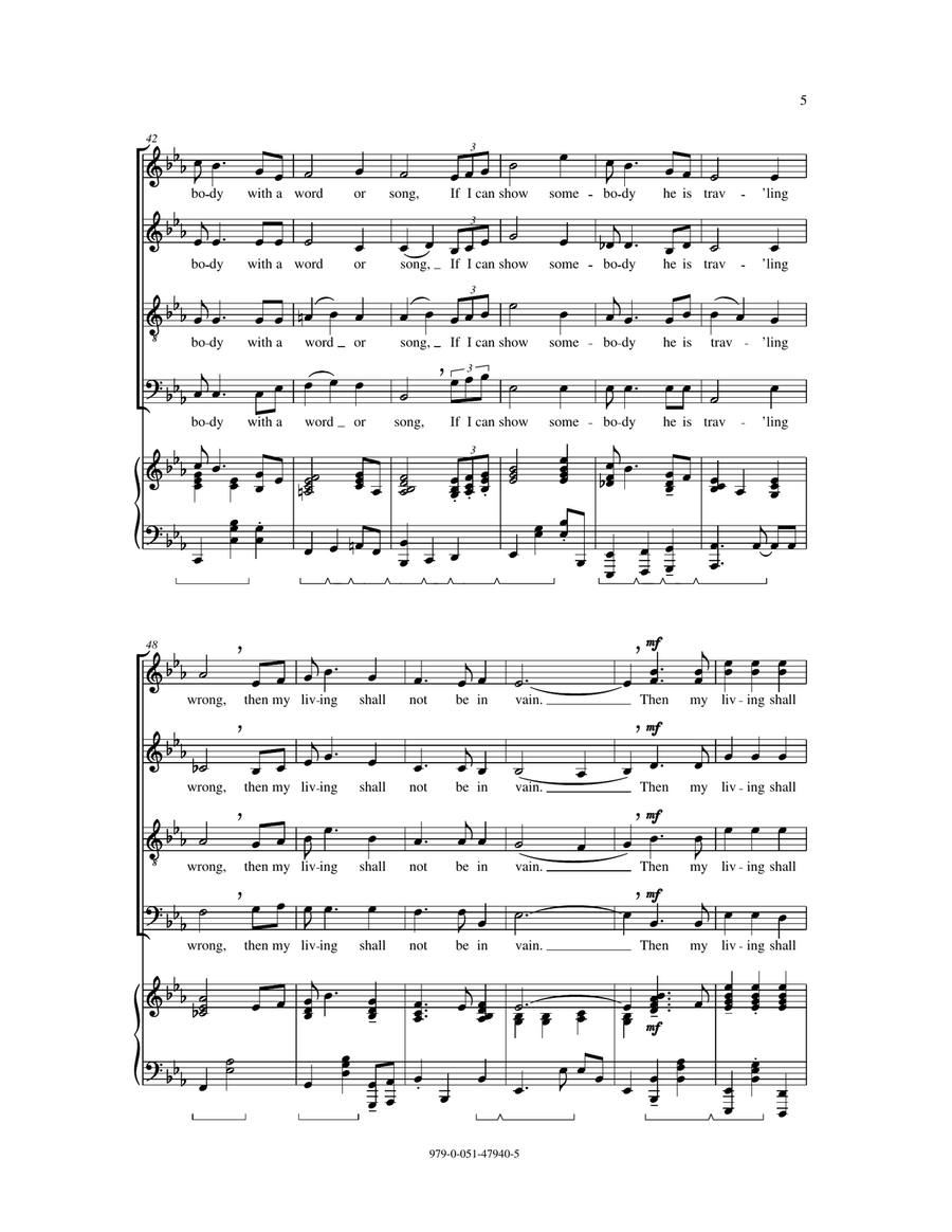 If I Can Help Somebody If I Can Help Somebody 4-Part scores gallery preview page 3