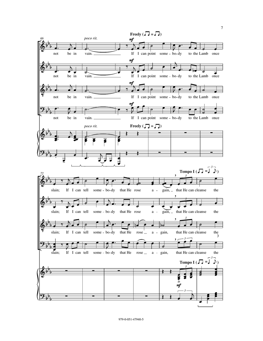 If I Can Help Somebody If I Can Help Somebody 4-Part scores gallery preview page 5