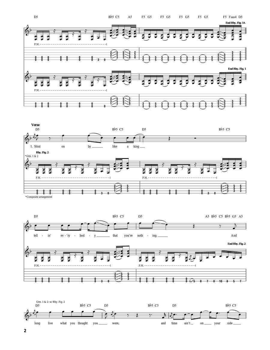 Cryin' Like A Bitch! Cryin' Like A Bitch! Acoustic Guitar scores gallery preview page 2