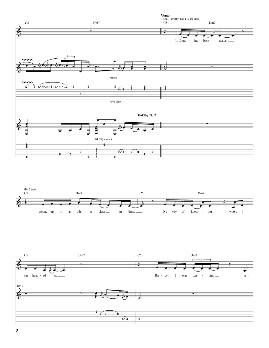 Back Where I Started Back Where I Started Acoustic Guitar scores gallery preview page 2