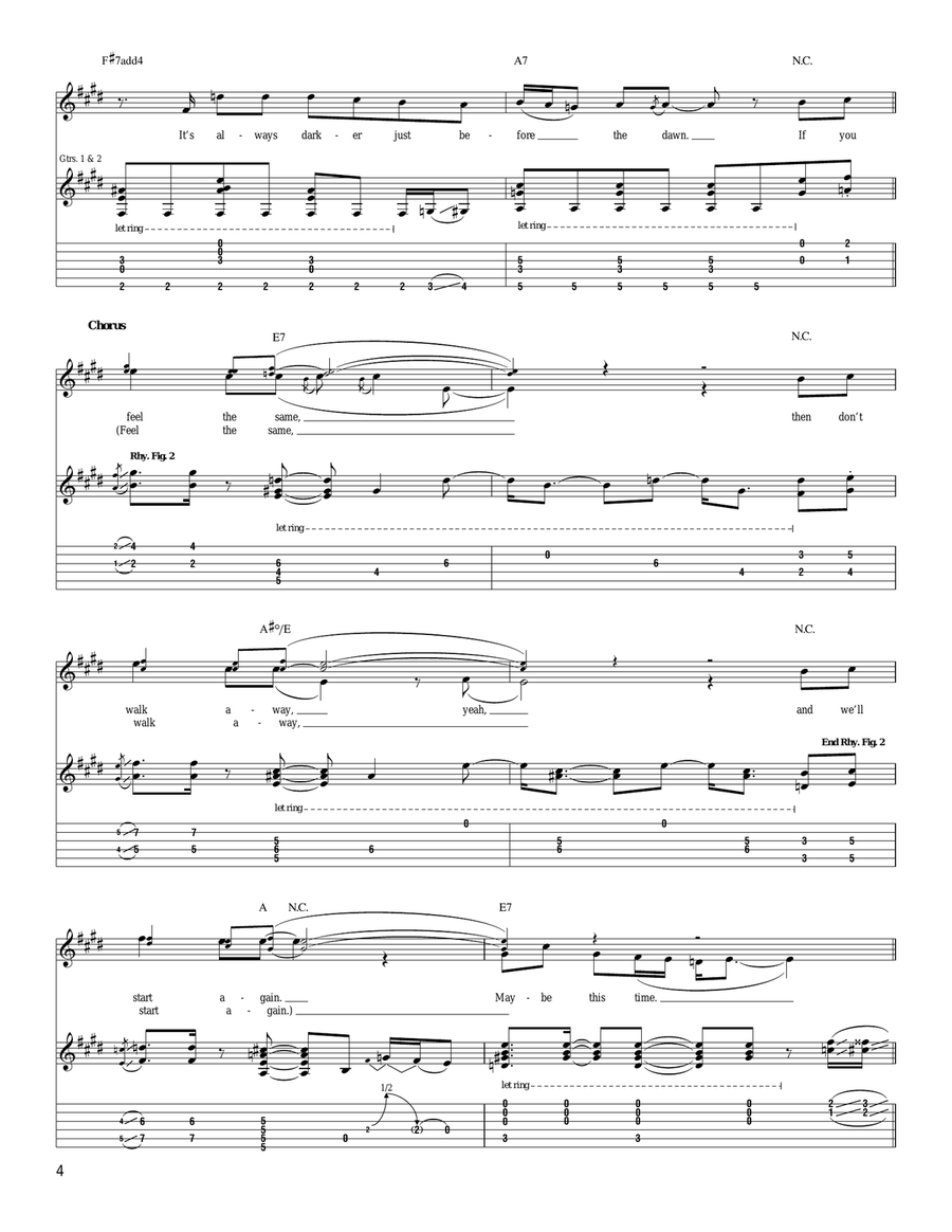 Maybe This Time Maybe This Time Acoustic Guitar scores gallery preview page 4