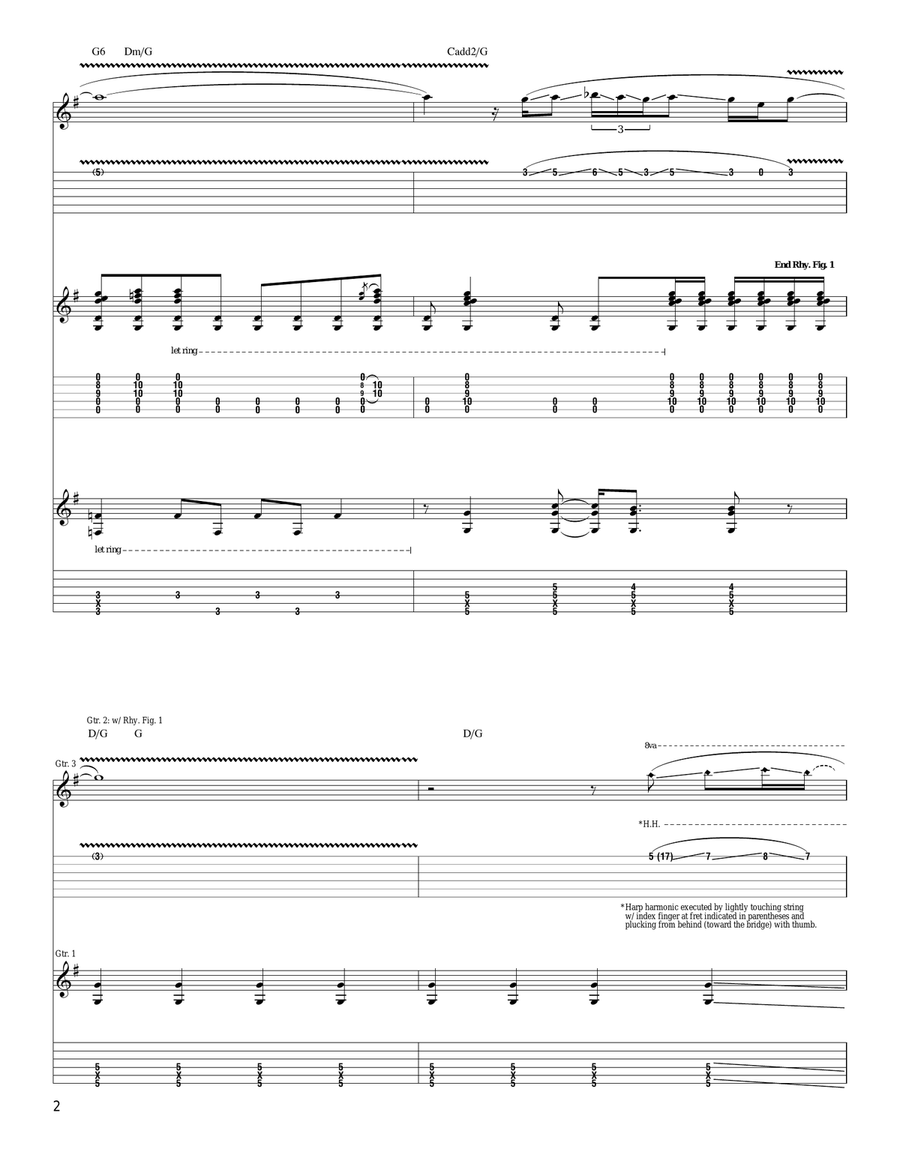 Our Love Our Love Acoustic Guitar scores gallery preview page 2