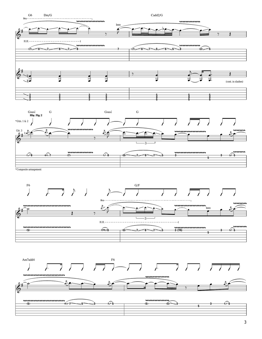 Our Love Our Love Acoustic Guitar scores gallery preview page 3