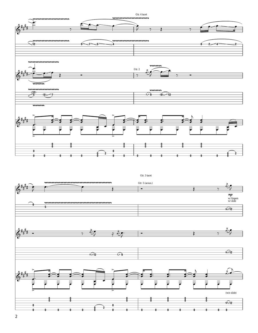 Already Free Already Free Acoustic Guitar scores gallery preview page 2