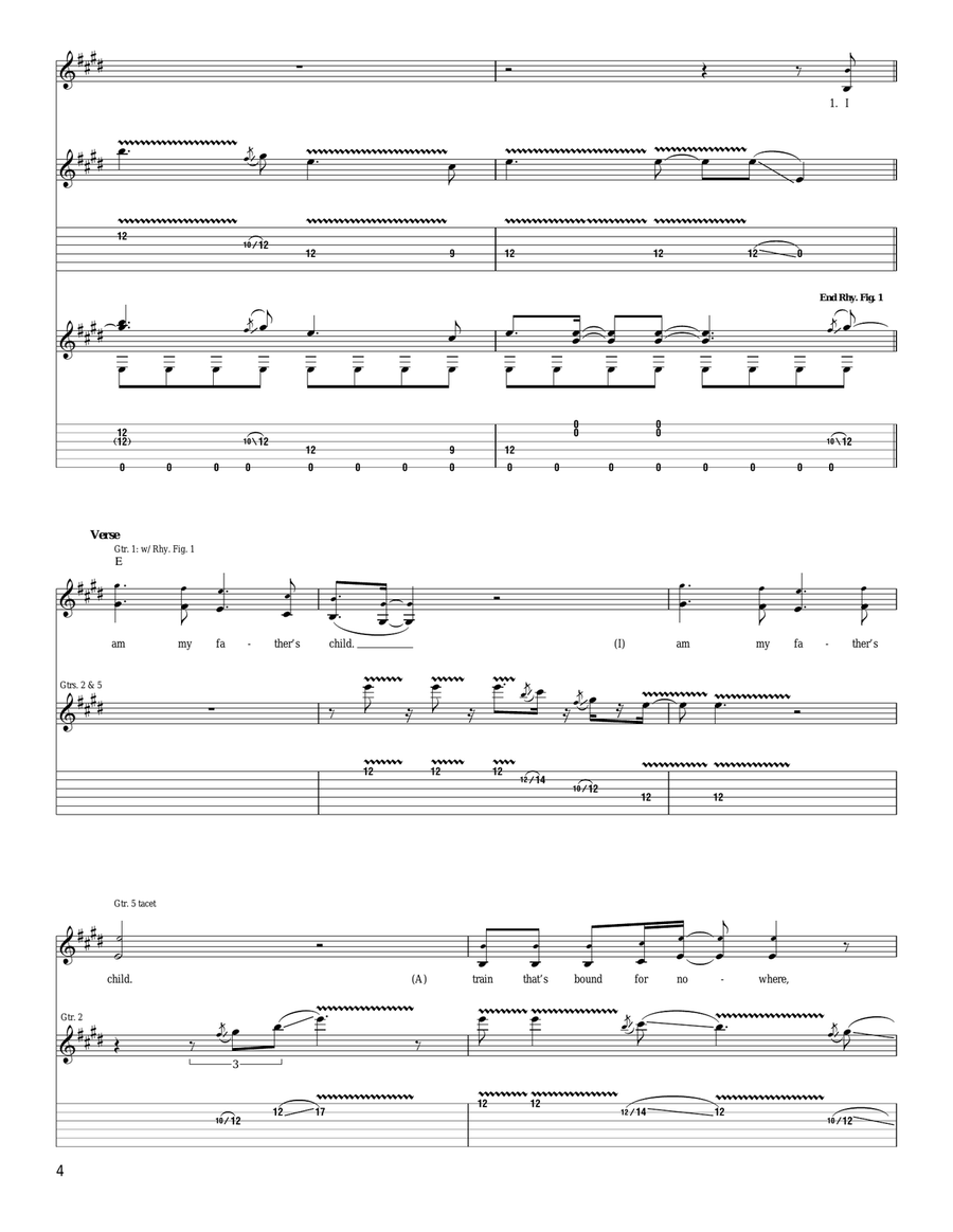 Already Free Already Free Acoustic Guitar scores gallery preview page 4