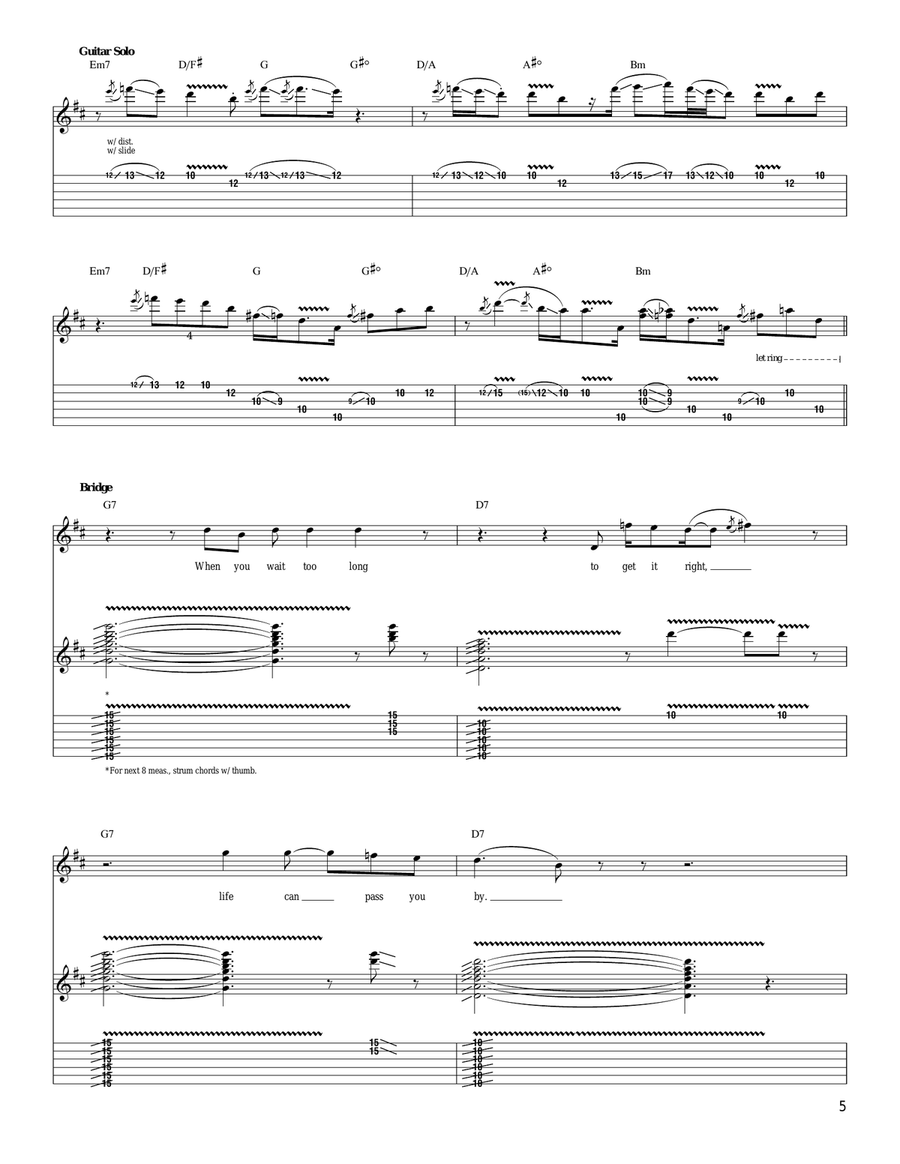 Days Is Almost Gone Days Is Almost Gone Acoustic Guitar scores gallery preview page 5
