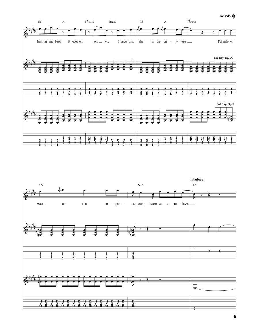 The Future Freaks Me Out Acoustic Guitar scores gallery preview page 5