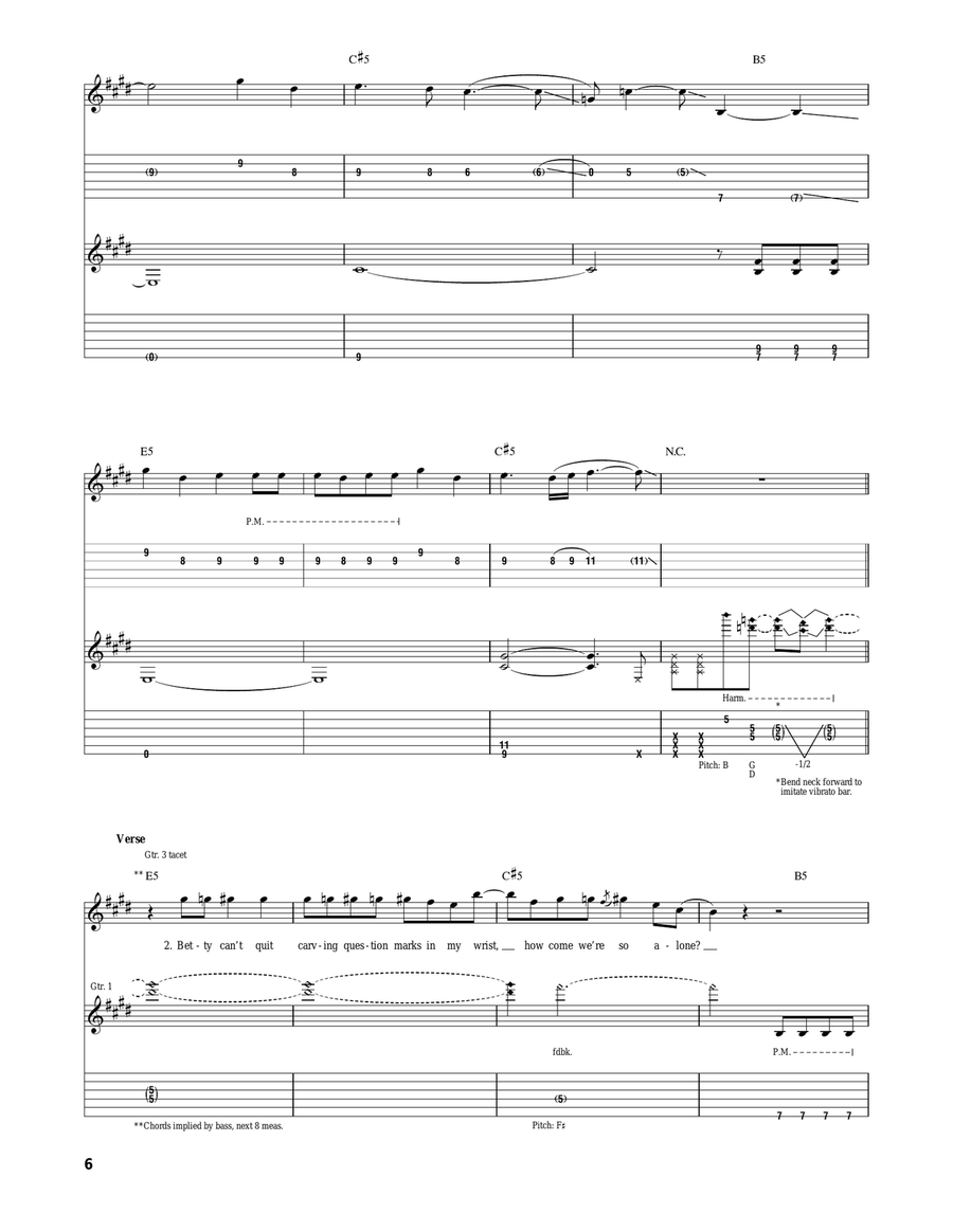 The Future Freaks Me Out Acoustic Guitar scores gallery preview page 6