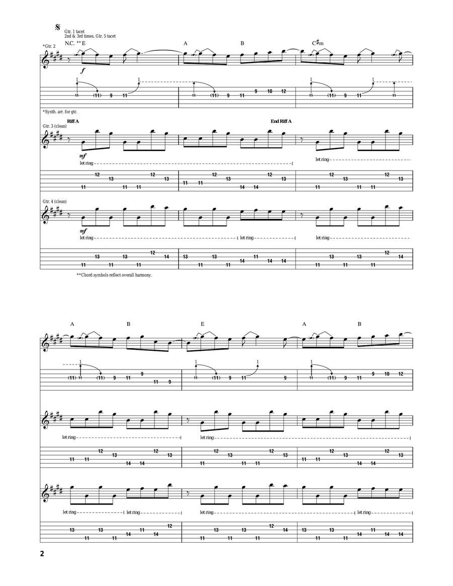 Make Out Kids Make Out Kids Acoustic Guitar scores gallery preview page 2