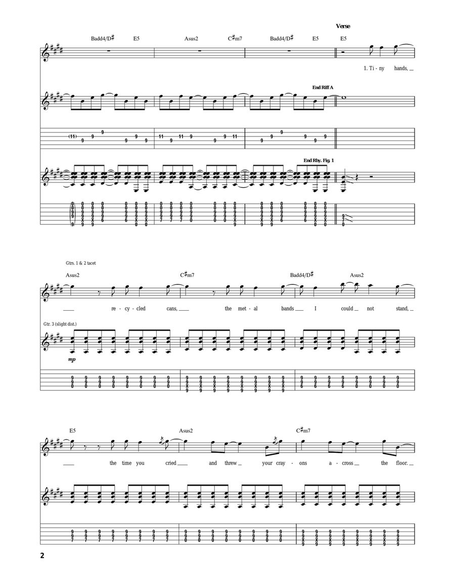 Time Turned Fragile Time Turned Fragile Acoustic Guitar scores gallery preview page 2