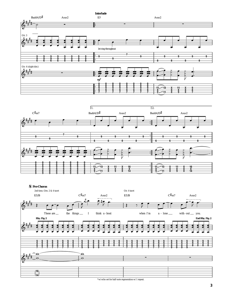 Time Turned Fragile Time Turned Fragile Acoustic Guitar scores gallery preview page 3