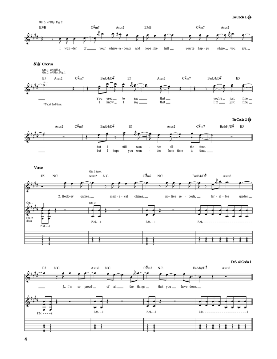 Time Turned Fragile Time Turned Fragile Acoustic Guitar scores gallery preview page 4