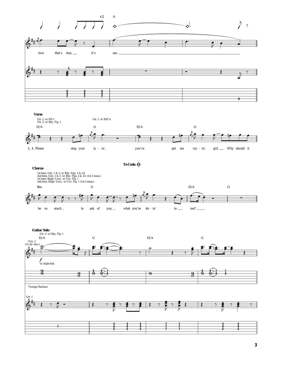 What You're Doing What You're Doing Acoustic Guitar scores gallery preview page 3