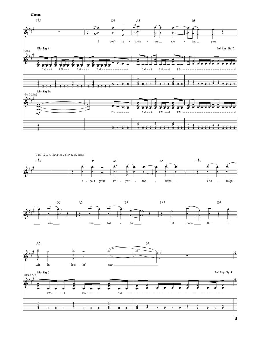 The Way Of The Fist The Way Of The Fist Acoustic Guitar scores gallery preview page 3