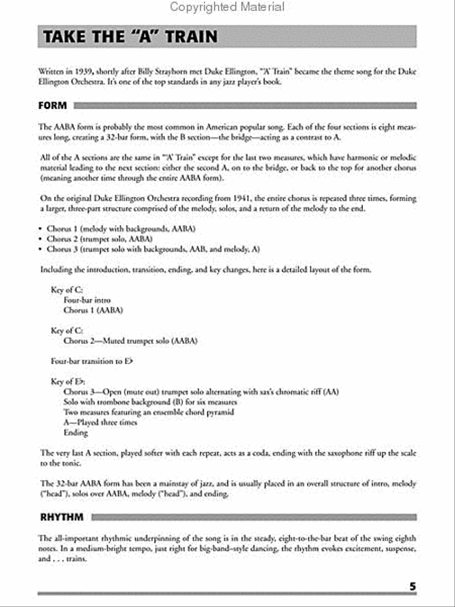 The Art of Billy Strayhorn Piano Method scores gallery preview page 5