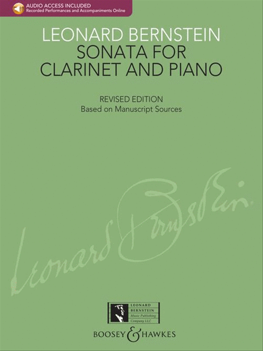 Sonata for Clarinet and Piano Clarinet Solo scores gallery preview page 2