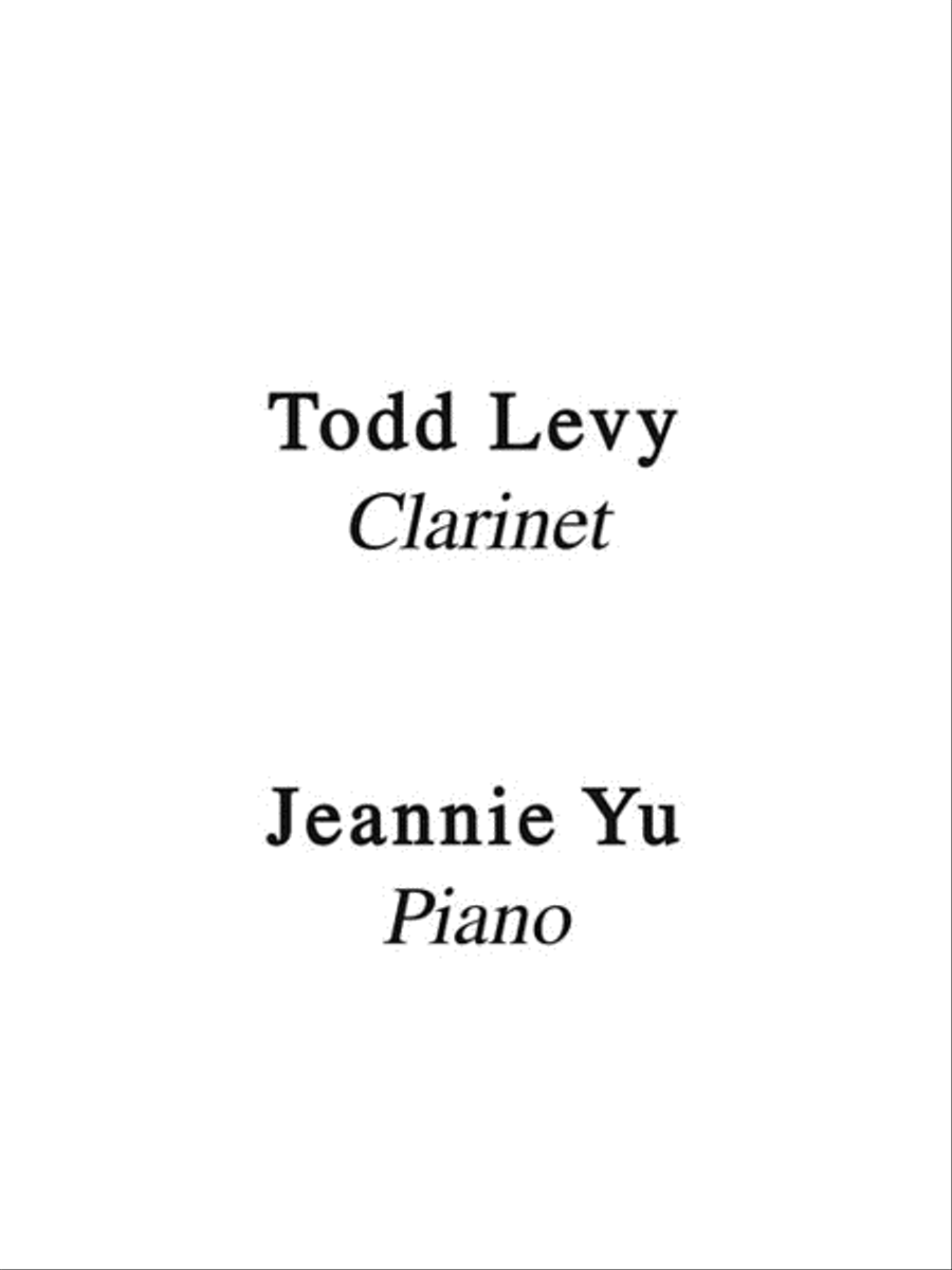 Sonata for Clarinet and Piano Clarinet Solo scores gallery preview page 7