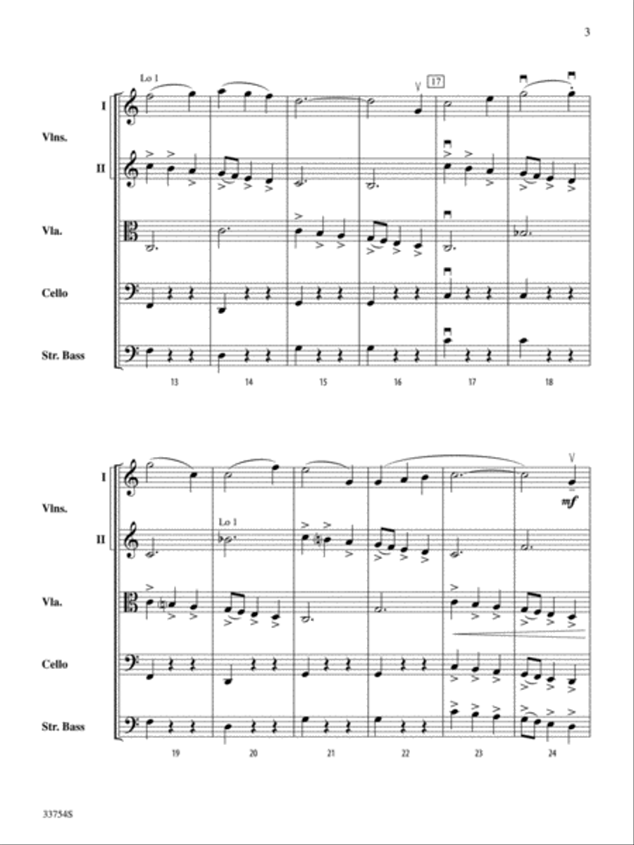 Waltz Around the Scale String Orchestra scores gallery preview page 3