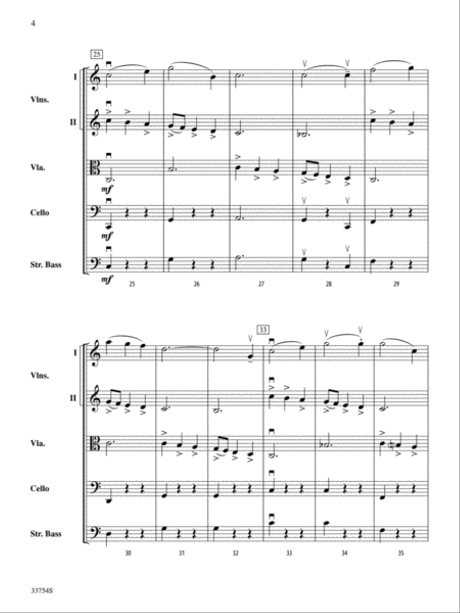 Waltz Around the Scale String Orchestra scores gallery preview page 4