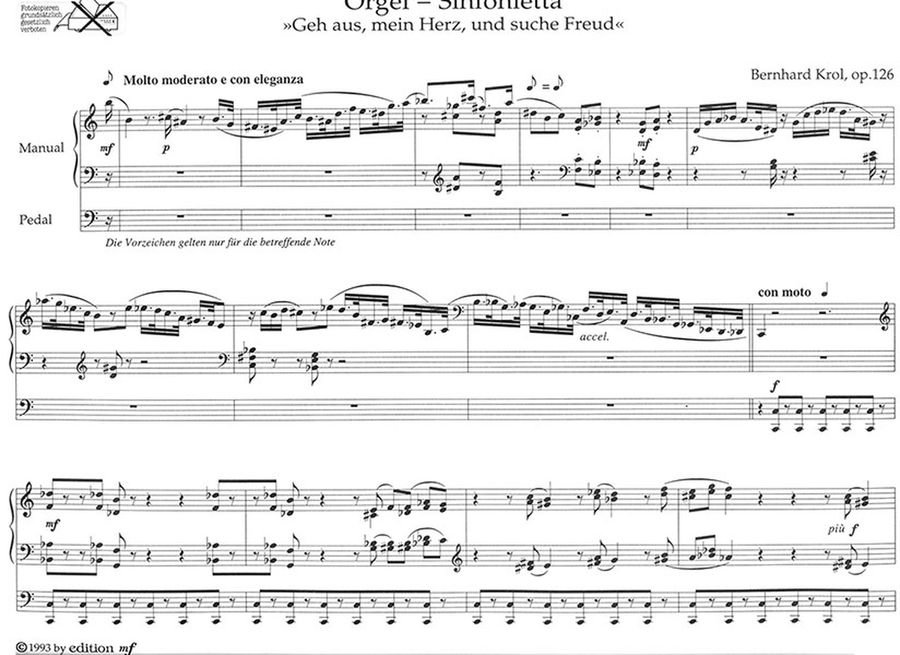 Orgel-Sinfonietta op. 126 